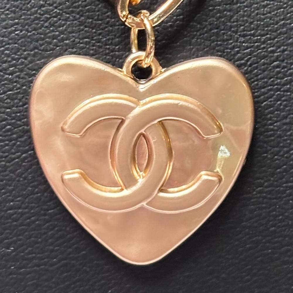 Chanel CC Gold Heart charm
